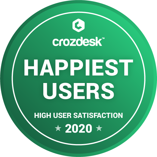 Crozdesk Happiest Users Badge